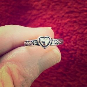 Brighton Heart sterling silver ring